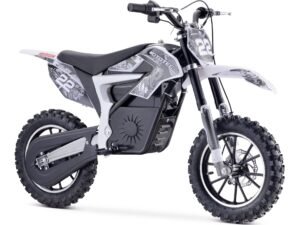 MotoTec 36v 790w Demon Electric Dirt Bike Lithium White