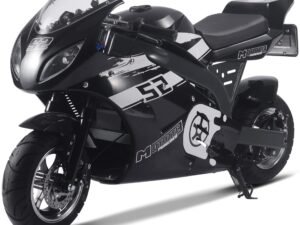 MotoTec 1000w 48v Electric Superbike Black