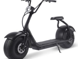 MotoTec Fat Tire 60v 18ah 2000w Lithium Electric Scooter Black
