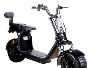 MotoTec Knockout 60v 2000w Lithium Electric Scooter Black