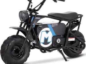MotoTec 48v 1000w Electric Powered Mini Bike Black