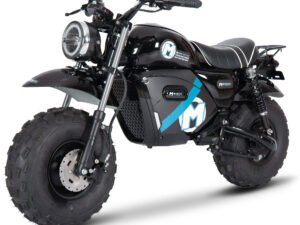 MotoTec 60v 1500w Electric Powered Mini Bike Lithium Black