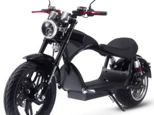 MotoTec Lowboy 60v 20ah 2500w Lithium Electric Scooter Black