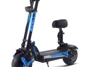 MotoTec Switchblade 60v 4000w Lithium Electric Scooter Blue