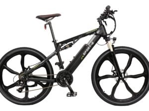 Sport-E Electric Mountain Bicycle with Full Suspension